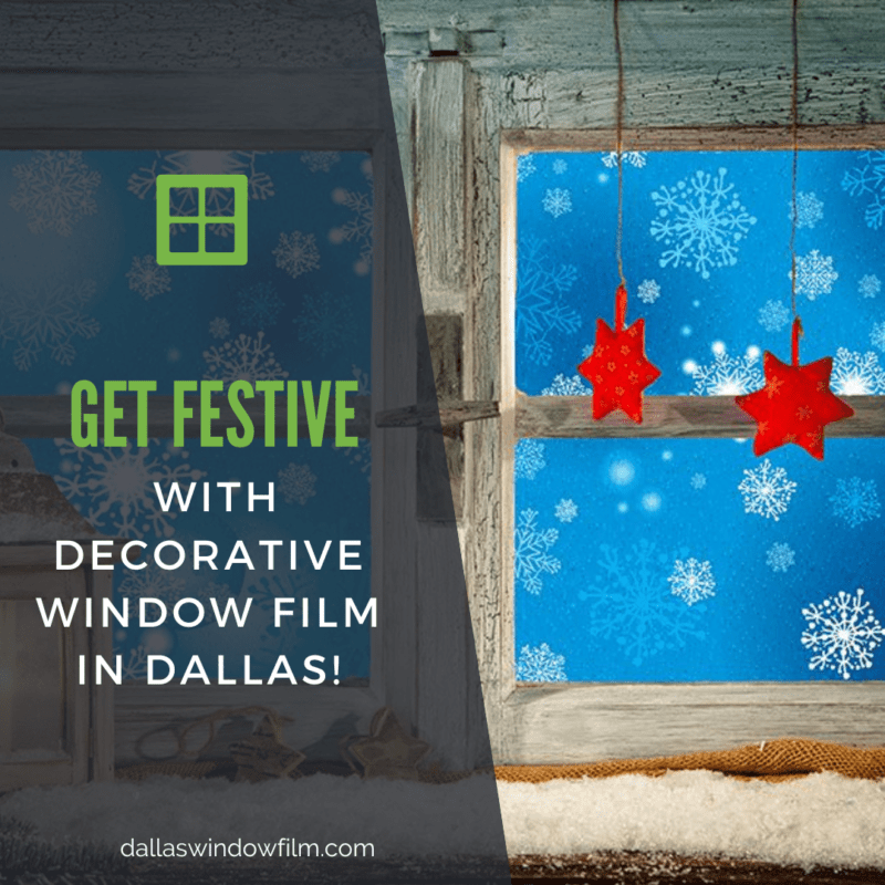 festive decorative window film dallas