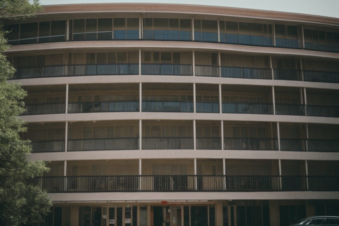 Historic Dallas building with clear energy-efficient window film